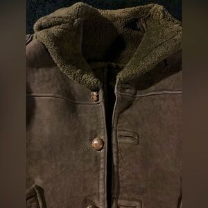 Genuine sheepskin coat